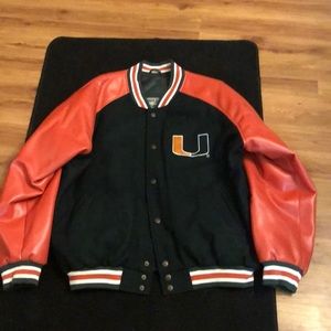 Miami Hurricanes vintage Collectors Jacket!! Hard to get! Never worn!!